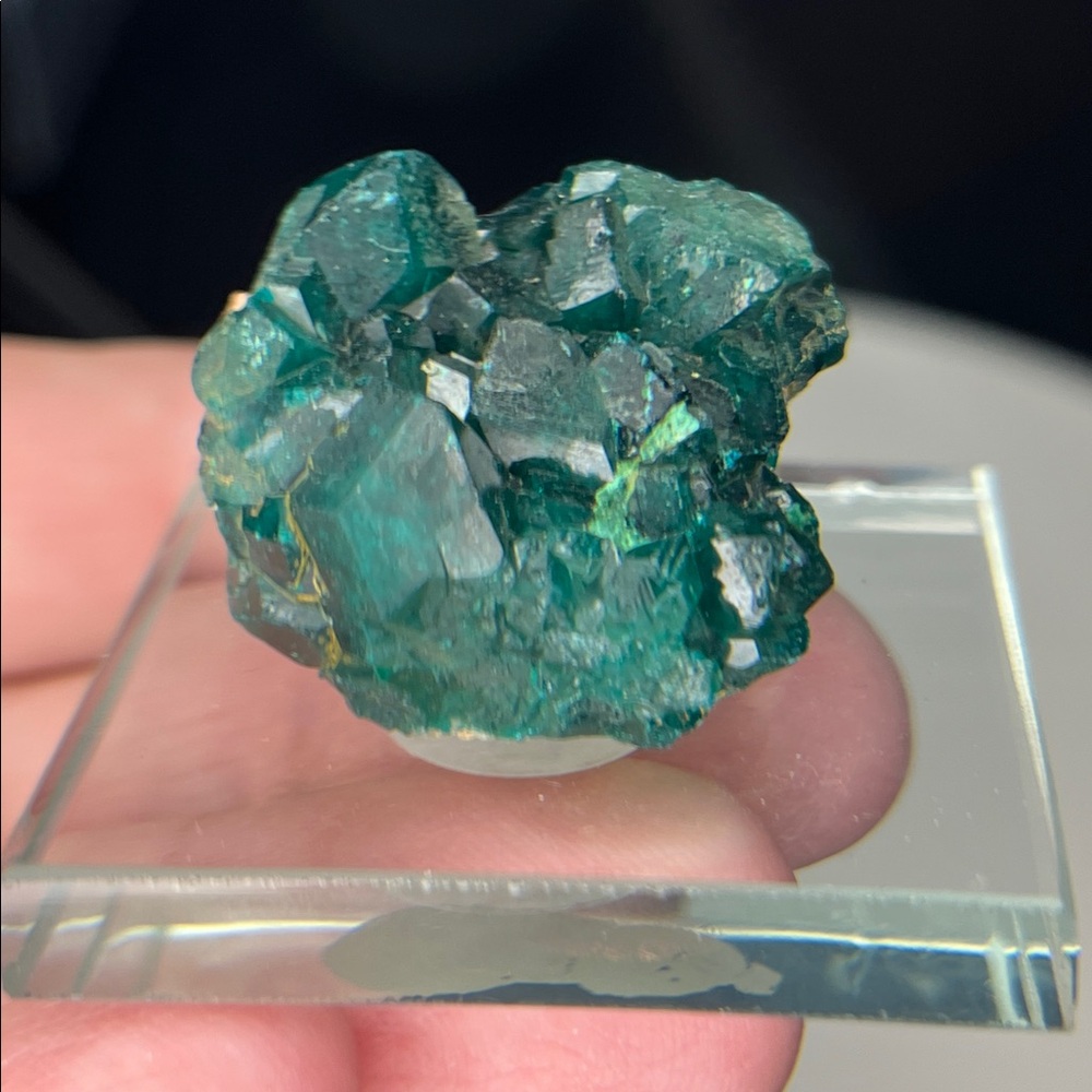 Dioptase on Matrix - Picture 6 of 6
